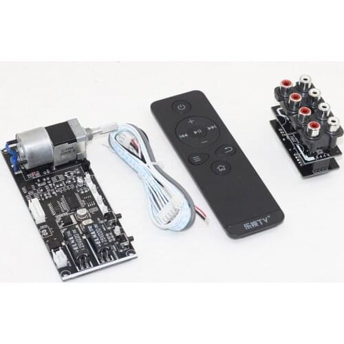 4 Channel Aduio Source Switch Board Romote Control Preamp Audio Sound Source Signal Selection DIY Volume Control Board