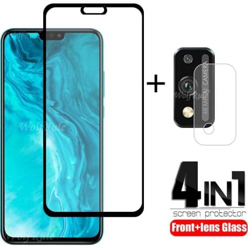 4-in-1 For Huawei Honor 9X Lite Glass For Honor 9X Lite Tempered Glass For Huawei Y9A Y6P Y8P Y5P Honor 10X 9X Lite Len Glass