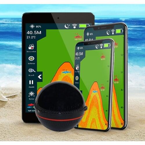 Wireless Fishfinder Fish Finder Mobile Phone Bluetooth Smart Sonar Fish Finder Gph School of Fish Detector