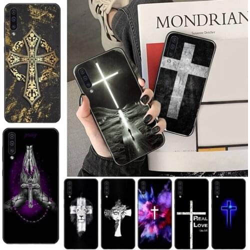 Jesus Cross Phone Cases For Samsung galaxy S 7 8 9 10 20 edge A 6 10 20 30 50 51 70 note 10 plus