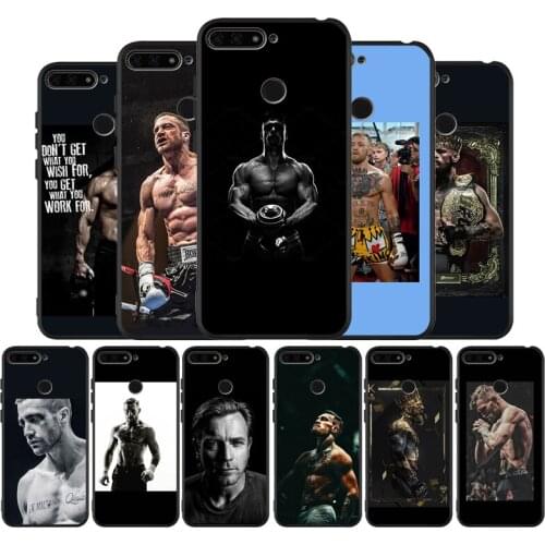 Mcgregor King black Silicone Phone Case For honor 20 Pro 8 8X 9 10 20 Lite for Mate 10 30 Lite Pro cove