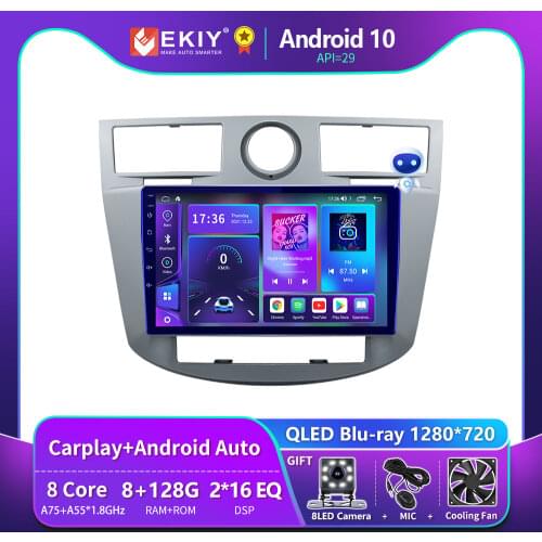 EKIY Blu-ray IPS DSP 6G 128G For Jeep Chrysler Sebring 2008 Android 10 Car Radio Mutimedia Player Navigation GPS Stereo 2 Din BT