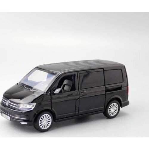 JACKIEKIM/1:32 Scale/Diecast Metal Toy/Volkswagen T6 Multivan MPV Car/Sound & Light/Doors Openable/Educational/Gift/Collection