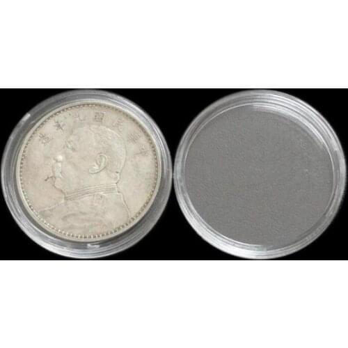 500pcs 65mm Clear Coin Capsules Caps Transparent Coincapsules For Coins US Presidential Sacagawea Dollar