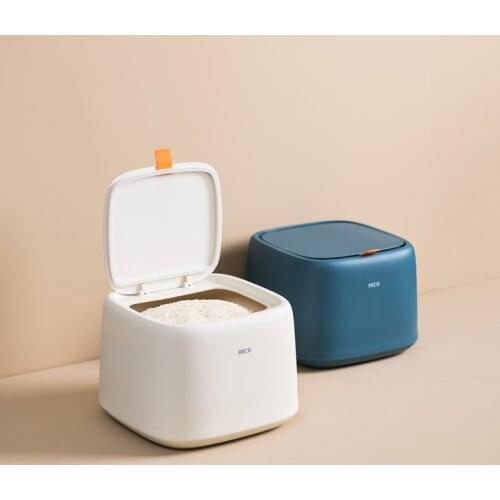 Kitchen Container 10KG Bucket Insect-Proof Moisture-Proof Rice Box Grain Sealed Jar Home Storage Pet Dog Food Store Box