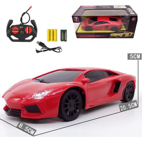 Children Boys remote control car toy rechargeable one button open door car racing drift toy car with light rc car fast rc car