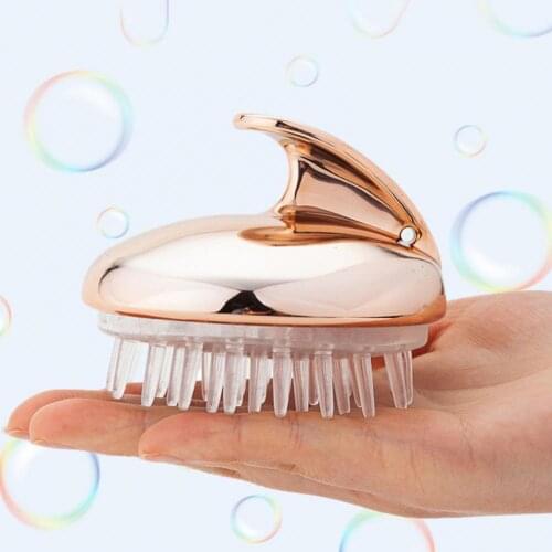 Massage Brush Promote Blood Circulation Remove Dandruff Silicone U-shaped Hair Washing Comb for Home