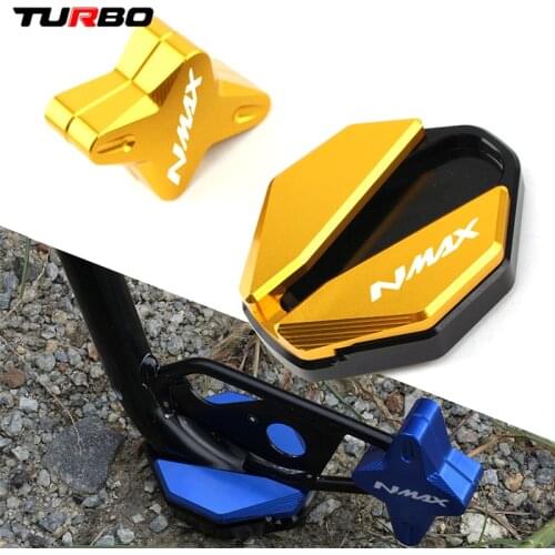 Motorcycle CNC SideS Stand Enlarge & upport Kickstand Column auxiliary Brand New For YAMAHA NMAX155 NMAX125 NMAX 155 125 2020