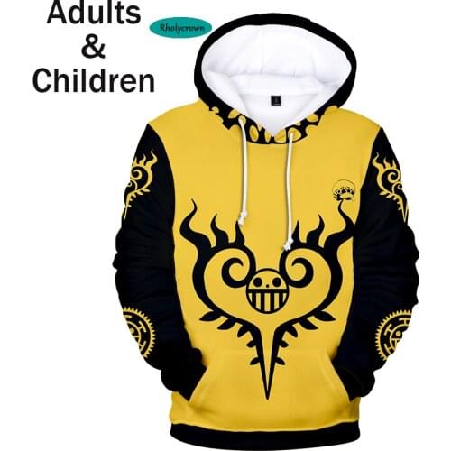 2020 New 3D Hoodie ONE PIECE Autumn Hoodies Men Sweatshirts Women ONE PIECE Pullovers Kids 3D Anime All-match tops