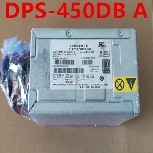New PSU For Delta 450W 350W 365W 400W Power Supply DPS-450DB A 02F