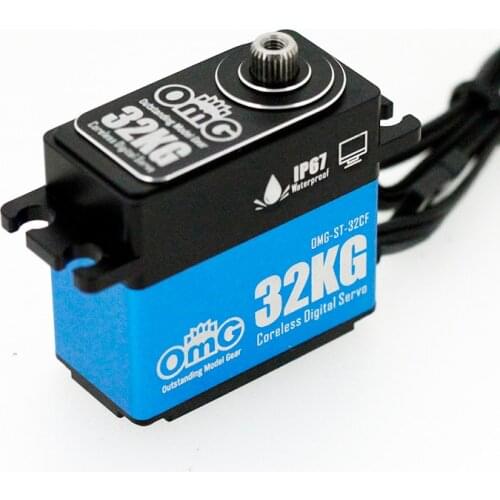 OmG ST-32CF 32kg All-Metal Coreless Motor High-Voltage Digital Standard Servo For Turbojet/Balsa Aircraft/Rc Boat/Rc Car Parts