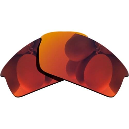 Polarized Sunglasses Replacement Lenses for-Bottlecap Frame - Fire Red