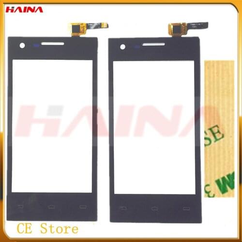 With Tape Touchscreen Sensor For Philips S309 Touch Screen Glass Digitizer Front Touch Panel Replacement