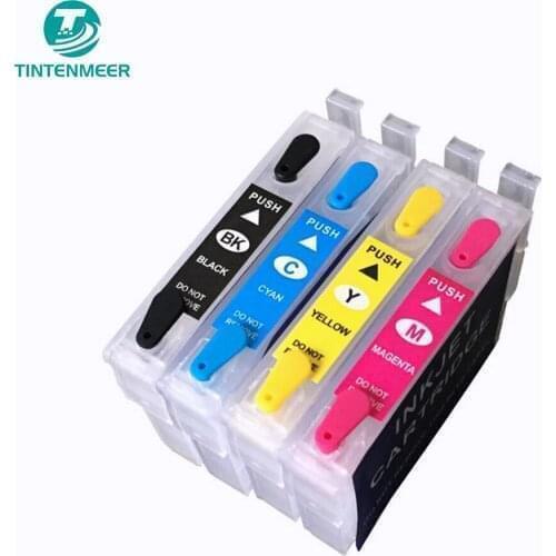 TINTENMEER T603XL T603 Refillable Replacement Ink Cartridge with Auto Reset Chip for Epson Stylus 9880 7880 7800 9800 printer