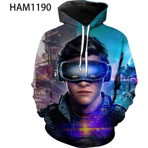 New top player 3D printed Hoodie Boys and girls long sleeve spring and autumn children street fashion Harajuku casual Pullover
