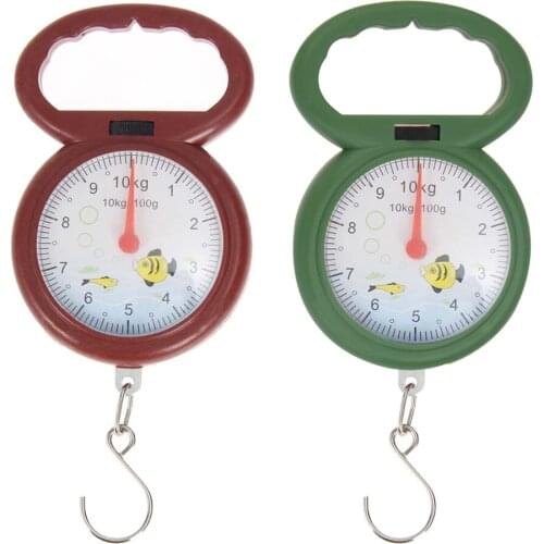 Fish Type Lovely Portable 10kg Spring Hanging Scale Household Kitchen Desserts Cake Food Material Color Random Delivery