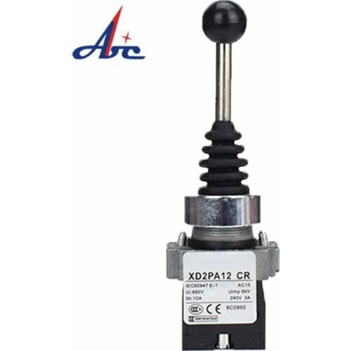 XD2PA12CR 2Positions Latching Maintained Wobble Stick Joystick Switch 2 direction lock switch master switch rocker switch