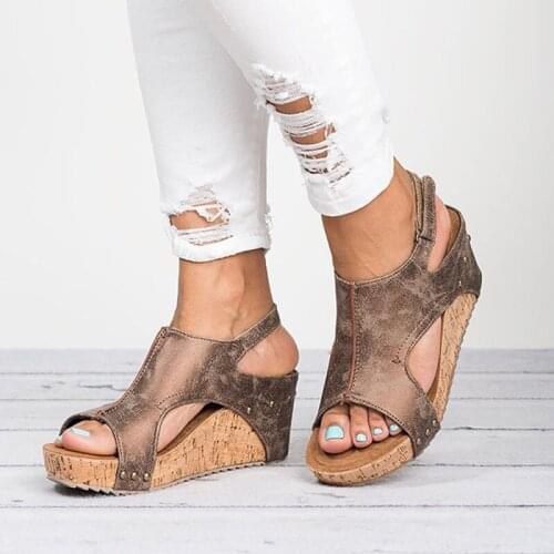 Sooneeya Thick Platform Shoes Woman Sandals Summer Fashion Gladiator Roman Shoes 2019 New Wedges Heels Shoes Plus Size 43