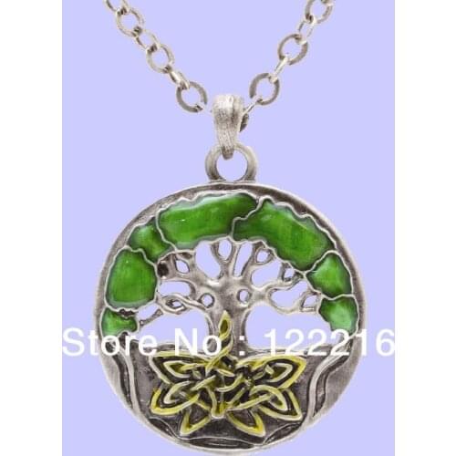 5pcs promotional hot sale tree of life pendant necklace fashion jewelry