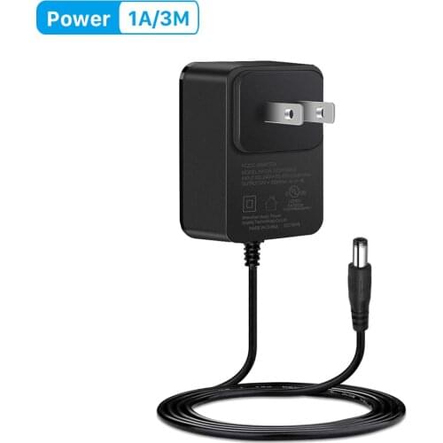 3 Meters DC 12V Adapter AC 110-240V DC 12V 1A EU Plug AC/DC Power adapter charger Power Adapter for CCTV Camera 2.1mm * 5.5mm