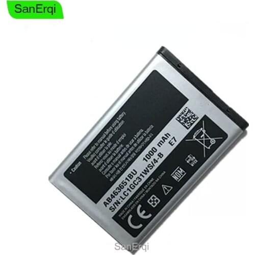 1000mah Battery AB463651BU For Samsung W559 S5620I S5630C S5560C C3370 C3200 C3518 J808 F339 S5296 C3322 L708E S5610 Battery