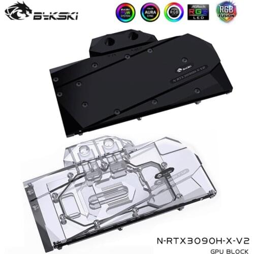 Bykski GPU Water Block for ZOTAC, GALAXY, Jaw, RTX3090 3080 Foundation Edition Graphics Card, VGA Water Cooler,/ N-RTX3090H-X-V2