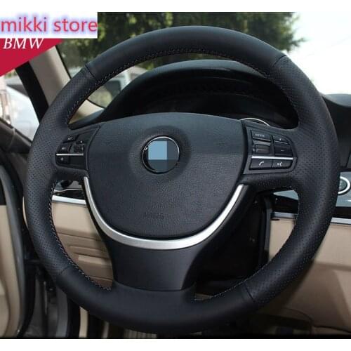 Chrome Car Steering wheel sequins decoration Cover Sticker Decals Car styling for BMW 5/7 Series GT F10 F18 F01 F07 Accessories