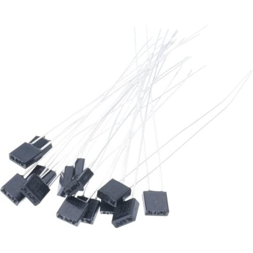 100pcs square black Albemarle temperature fuse 2A 250V 130 degrees RH130