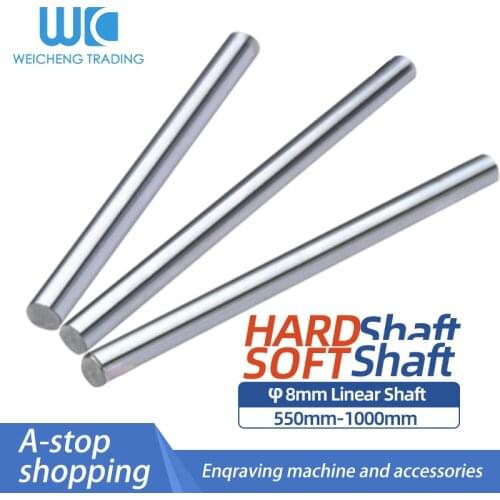 Linear shaft CNC Diameter 8mm-550mm 600mm 650mm 700mm 750mm 800mm 850mm 900/1000mm chromed linear rail round rod for 3d printer