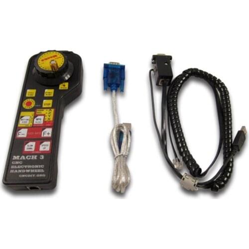 Mach3 handwheel USB electronic handwheel CNC CNC engraving machine accessories interface board Pulse generator feed line