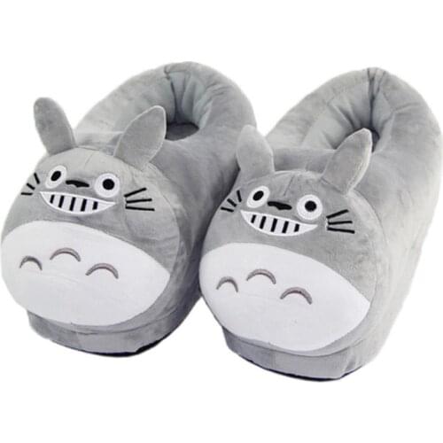Fashion New Pink Rabbit Plush Slippers Women;s Winter Indoor Warm Cute Robot Cotton Slides