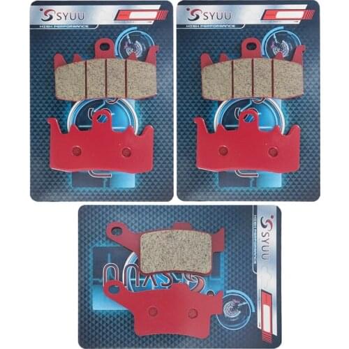 Motorcycle Ceramics Front Rear Brake Pads for Can Am Spyder F3-S SE6/SM6 Spyder F3/F3-T/F3-S SE6/SM6 FA630F FA631R