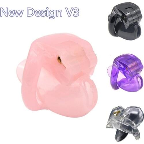 New Male Chastity Device With 4 Penis Ring Chastity Belt Lock Adult Game Cock Ring Penis Lock Cock Cage Fetish Sex Toys For Men