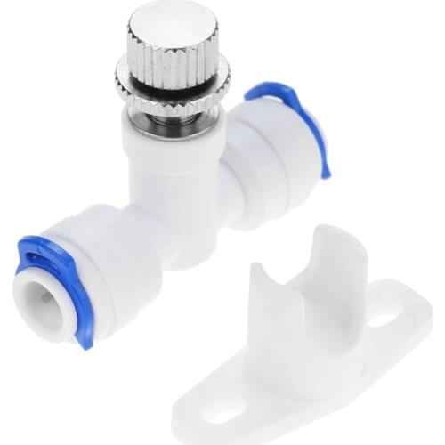 Reverse Osmosis 1/4" Hose RO Water Flow Adjust Valv-eRegulator Waterflow Control