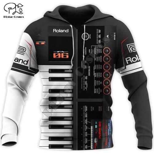 PLstar Cosmos 3DPrint Music Musical Instrument Piano Rock Guitar Trumpet Violin Man/Woman Funny Hoodies/Sweatshirt/Jacket-a18