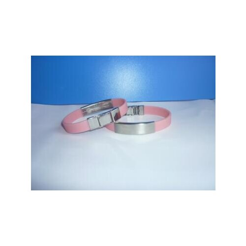 Metal buckle silicone bracelet Can choose color FREE SHIPING