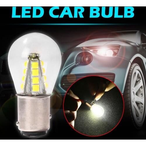 Glass 1157 BAY15D LED Bulb 3030 SMD 3W Car Reverse Backup Tail Stop Brake Light Bulbfor Car Turn Signal Brake Backup Light