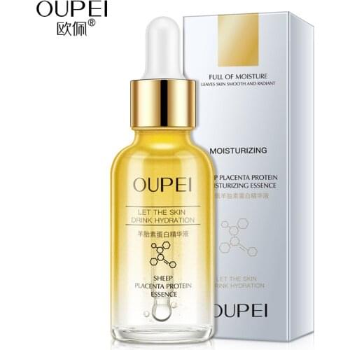 30ml sheep placenta protein face serum collagen serum anti wrinkle serum skin care serum facial Liquid Whitening facial serum