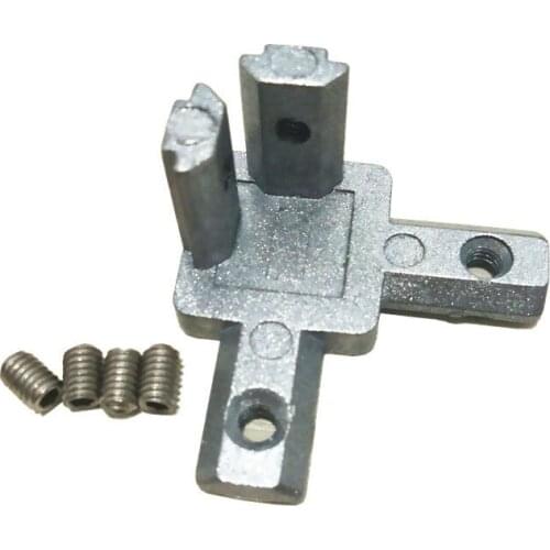 Three Dimensional Connector Aluminum Material 4040 Side Angle Concealed Bracket Tee Accessory