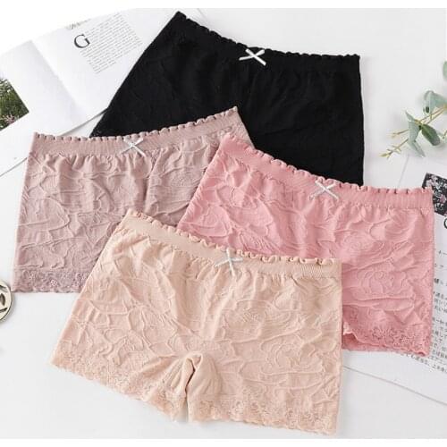 Solid Lace Bow Underwear Women Fashion Panties Sexy Women Underpants High-rise Seamless Panty Briefs Lingerie Black Panties New