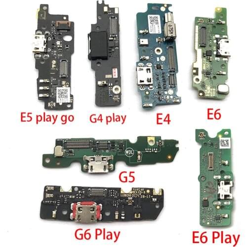 USB Charge Port Jack Dock Connector Charging Board Flex Cable For Motorola Moto G4 G5 G6 Play G3 X4 E5 E6 Play E4T