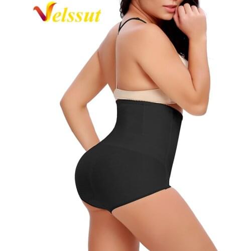 Velssut Women Fajas Waist Trainer Body Shaper High Waist Panties Slimming Tummy Control Panties Seamless Shapewear Underwear