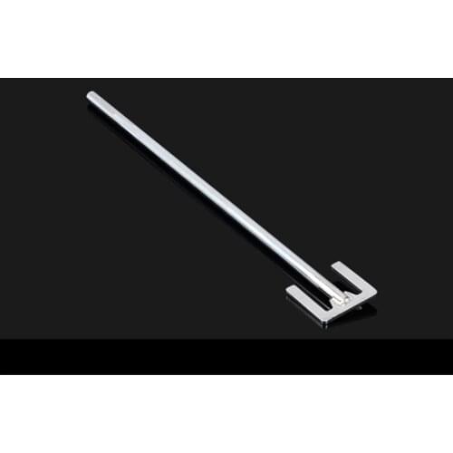 1pc lab stainless steel E-type paddle leaf-width 40mm or 120mm stirring blade SUS304 Dispersion paddle with rod