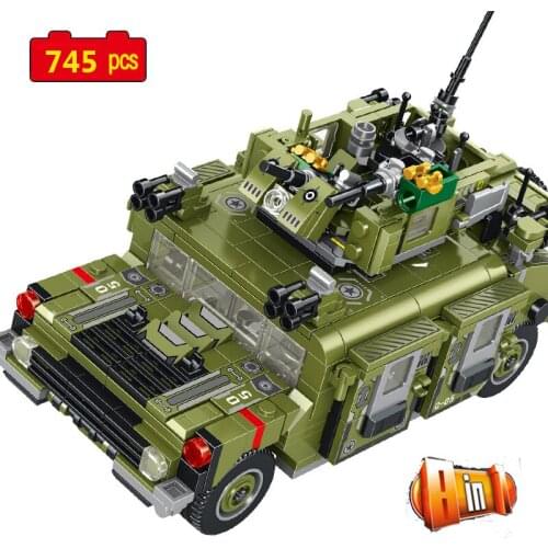 Military series 8-in-1 creative armored infantry fighting vehicle soldier Figures Building Blocks Bricks Toys Gifts