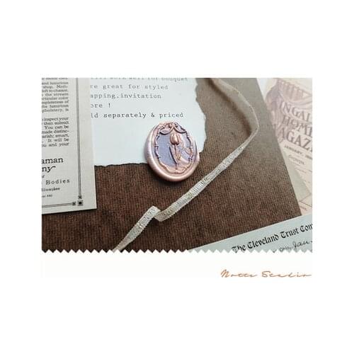 Wax Seal Stamp rose flowerCopper Head Vintage Envelope Sealing Hobby Tools DIY Sealing Wax Decoration Craft Kits