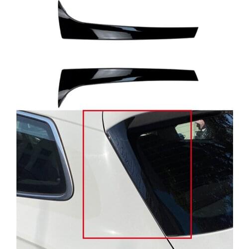 Rear Window Side Spoiler Wing Canard Splitter Auto Replacement Parts For Skoda Karoq Black Spoilers Wings