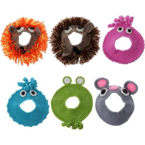 Animal Camera Buddies Lens Accessory for Child/Kid/Pet Photography Knitted Lion Octopus Teaser Toy Lens Posing Photo Props