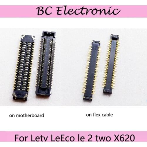 1 SET For For Letv LeEco le 2 two X620 X 620 LCD display screen FPC connector For Letv LE2 logic on motherboard mainboard