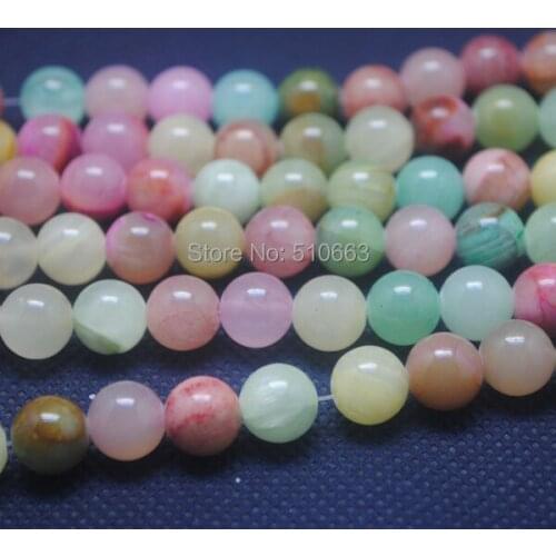 248 Pieces/Lot, New Colors Of DIY Beads,Jadee Stone,Charms Choker Necklace Beads Accessories,Size:6 mm
