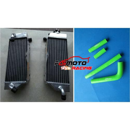 ALUMINUM RADIATOR& BLUE HOSE FOR Yamaha WR400F WR 400 F WRF400 WRF 400 1998 1999 2000